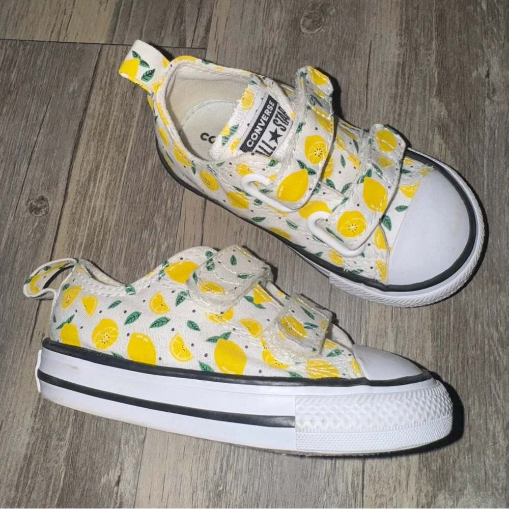 Converse Kids Lemon Pattern Sneakers